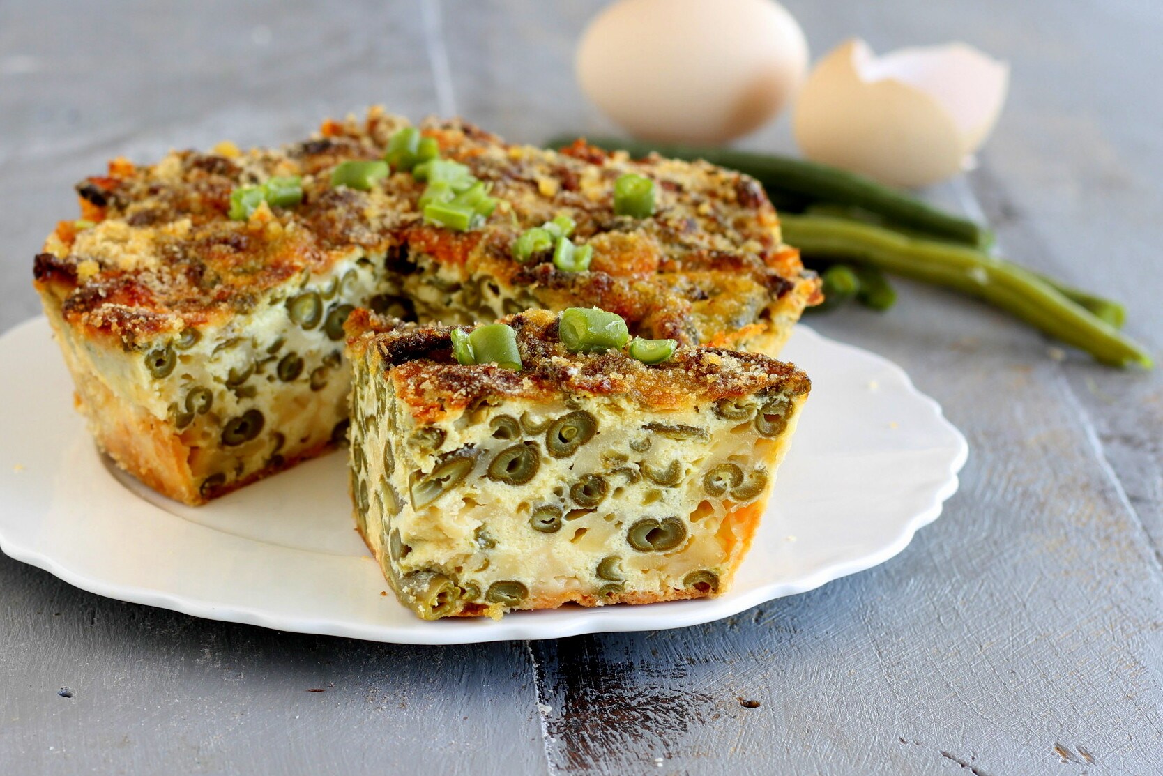 Soft and Cheesy Green Bean Casserole