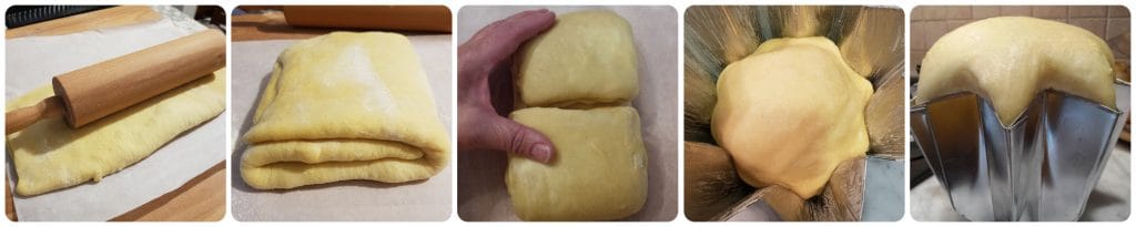 pandoro with lemon cream