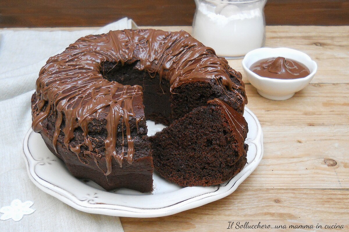 5-Minute Nutella Bundt Cake, Super Soft!