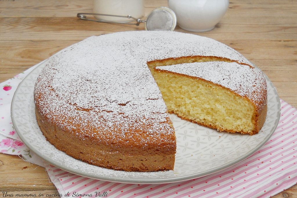 5-minute yogurt cake horizontally