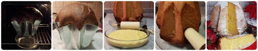 pandoro with lemon cream