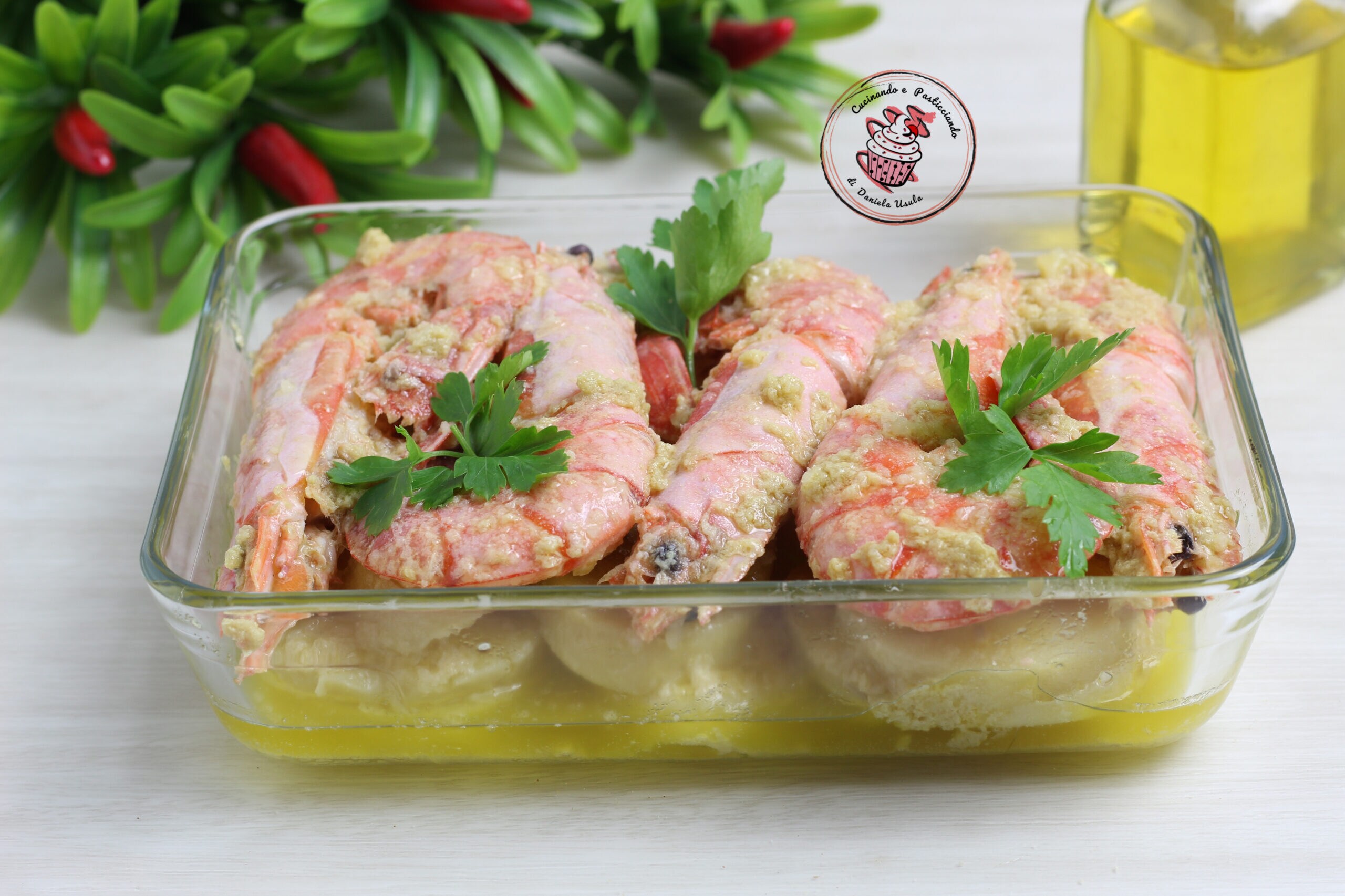 Shrimp with Potatoes, Tasty and Light