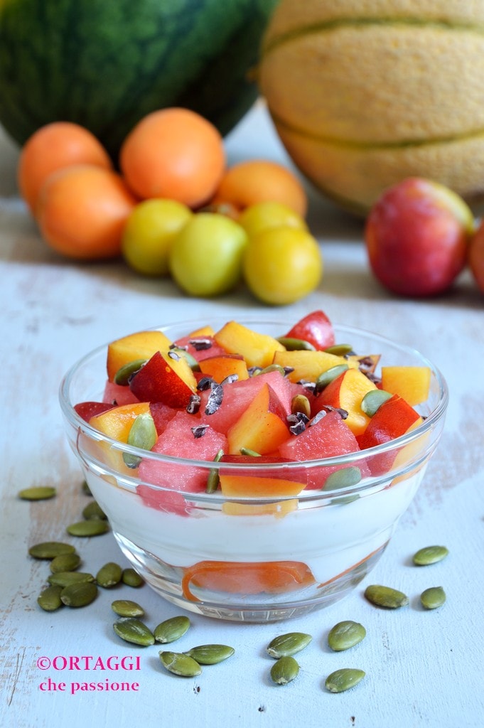 ricotta and fruit cream