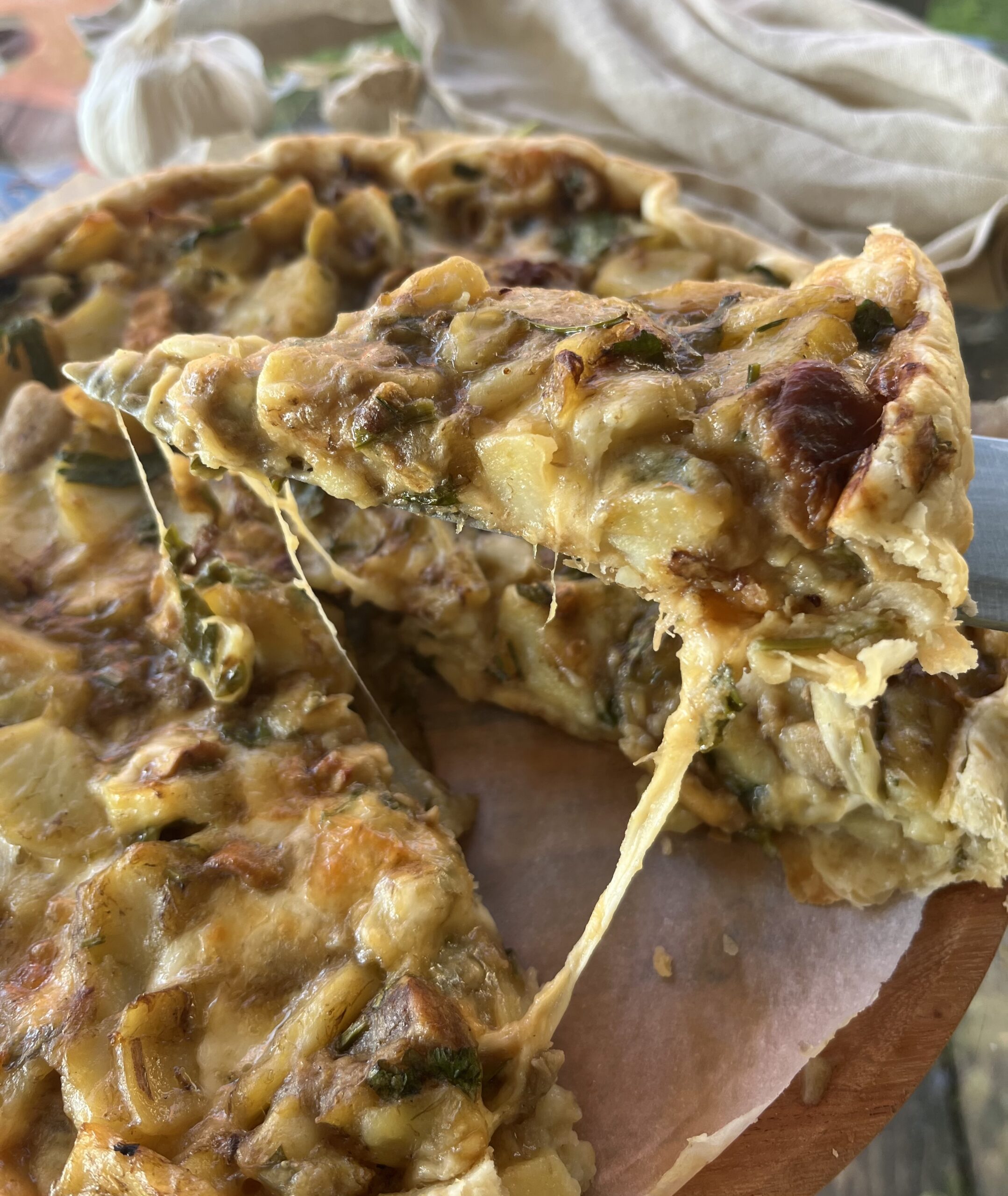 Potato and Mushroom Pie