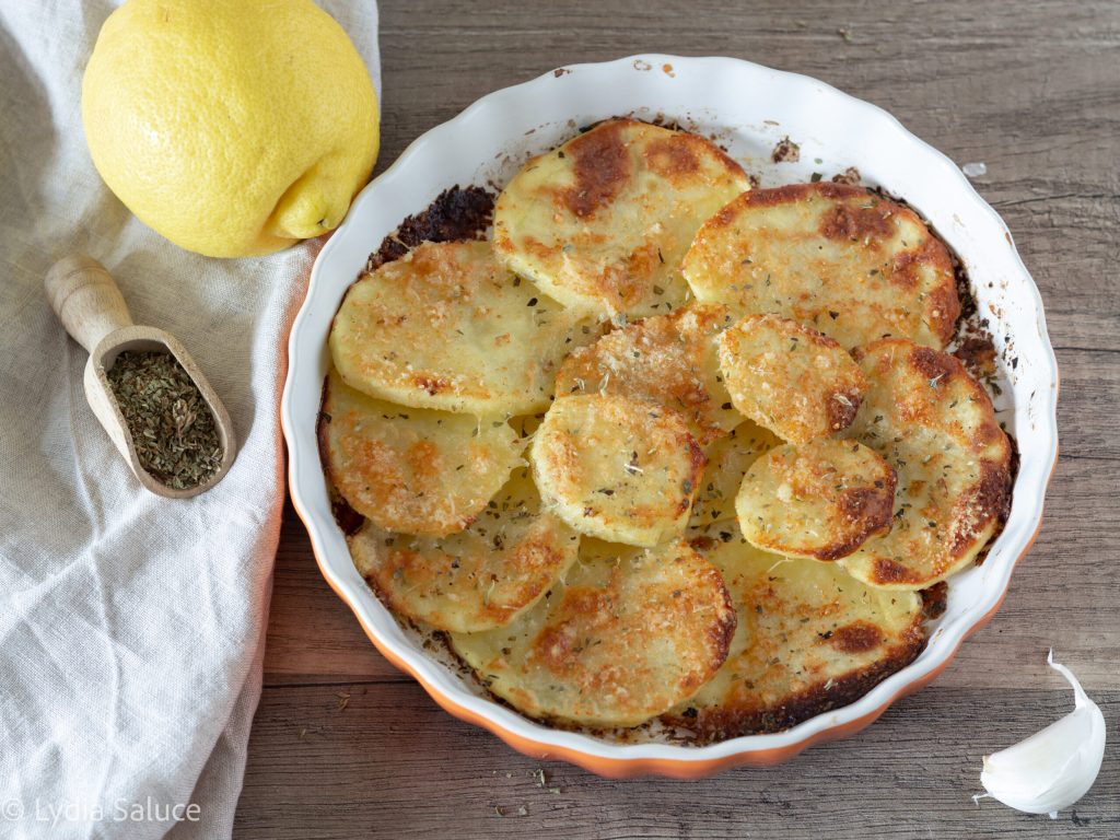lemon and parmesan potatoes