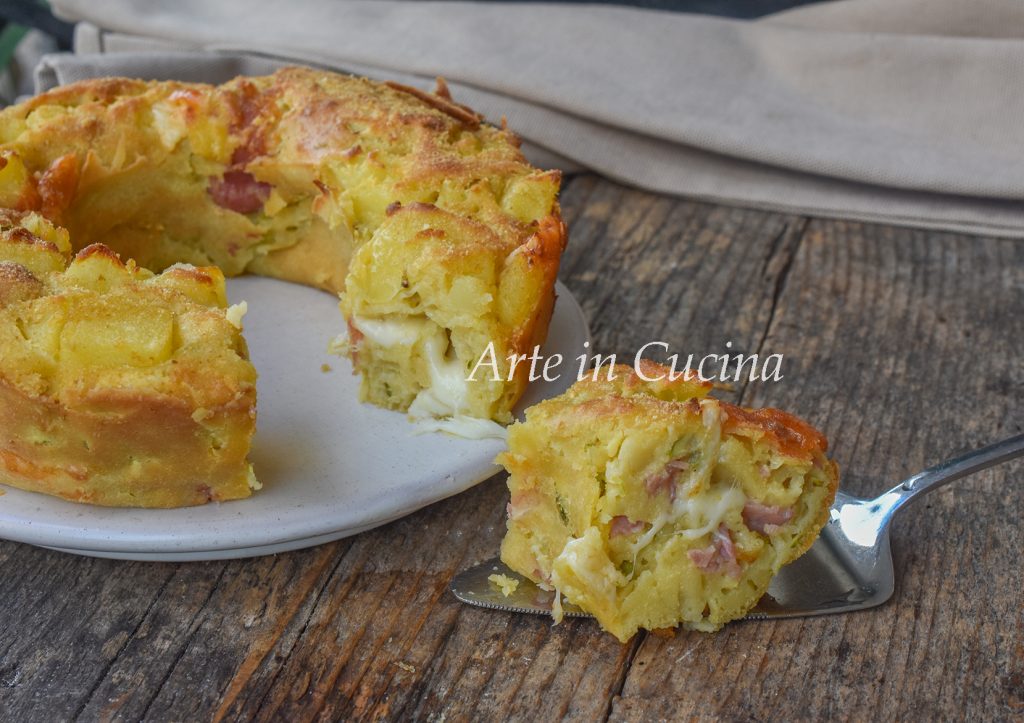 7 jars savory bundt cake with zucchini and potatoes