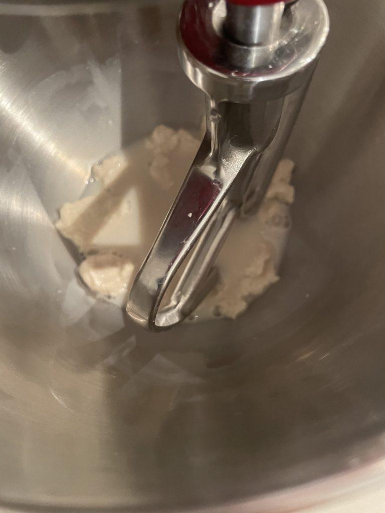 dissolve the sourdough for sweet cocoa focaccia