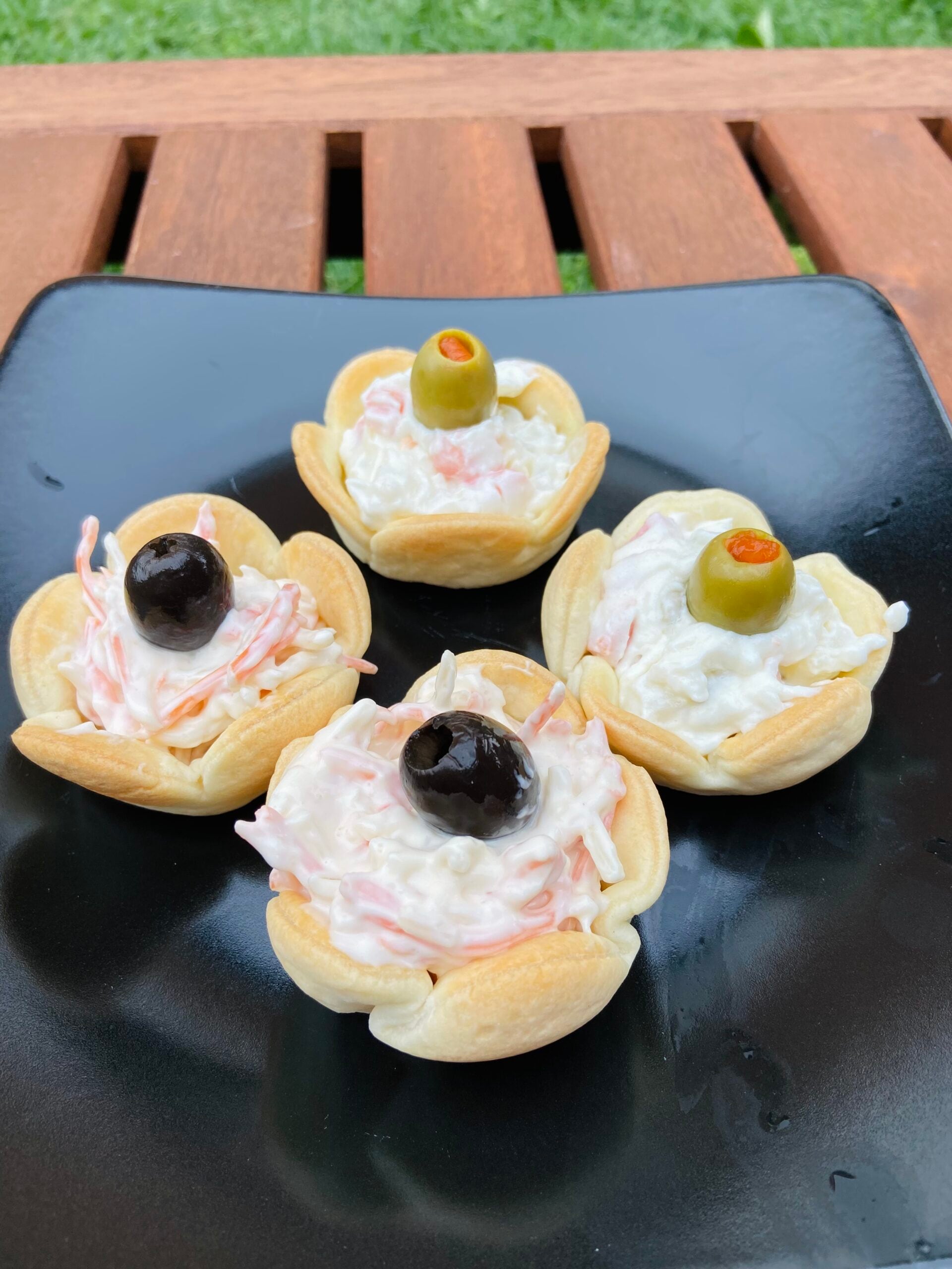 Savory Puff Pastry Baskets