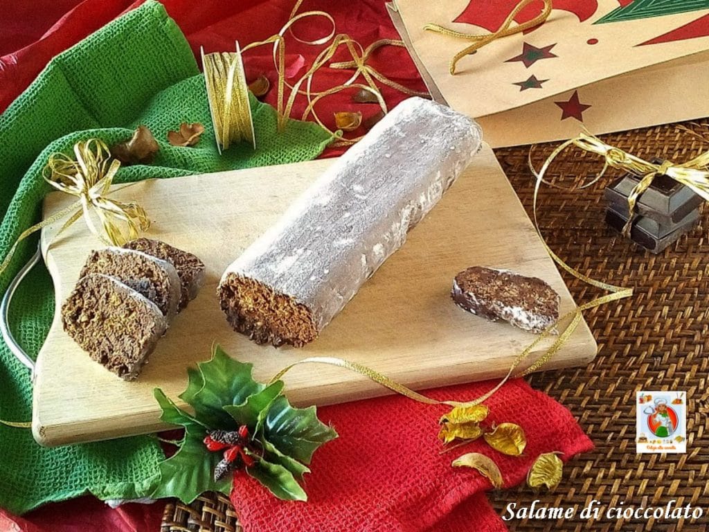 chocolate salami horizontal