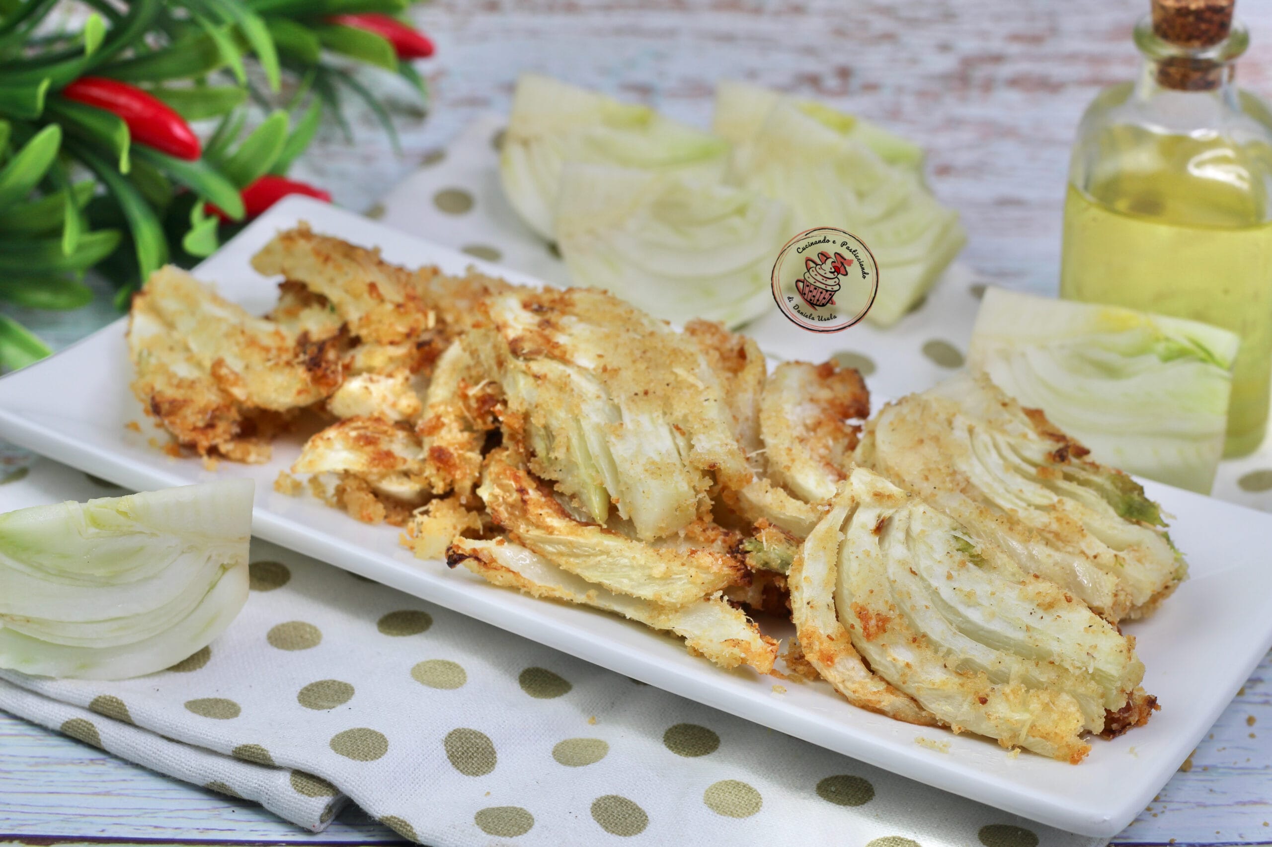 AIR FRYER GRATINATED FENNEL, ready in 10 minutes