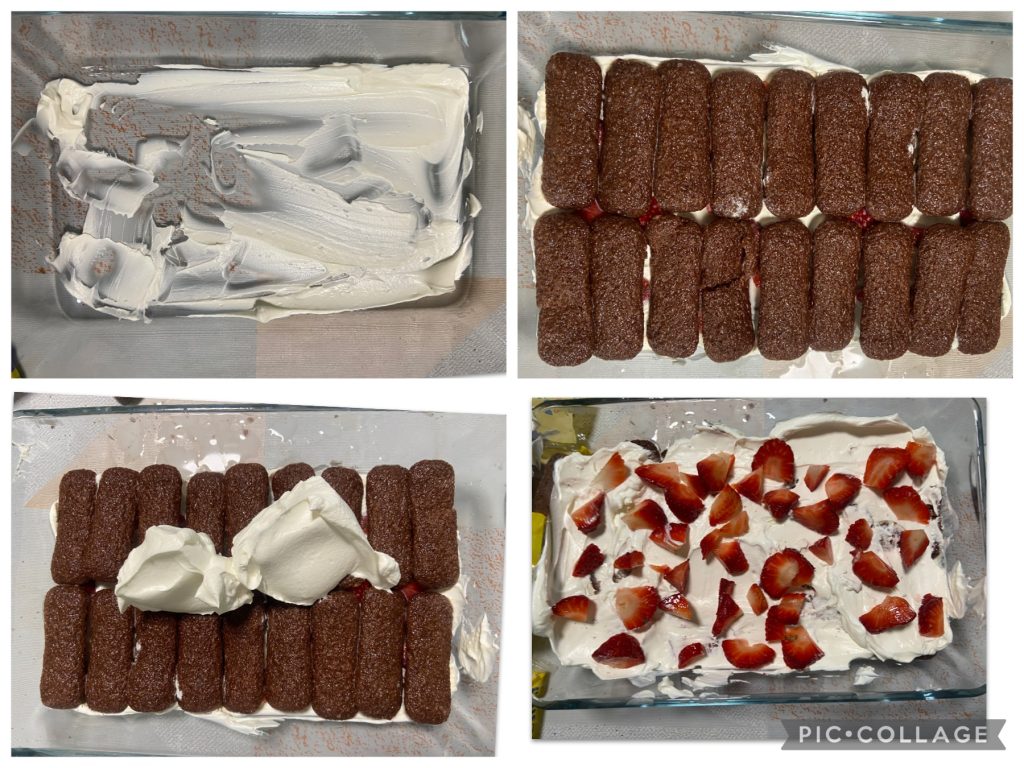 preparation of tiramisu