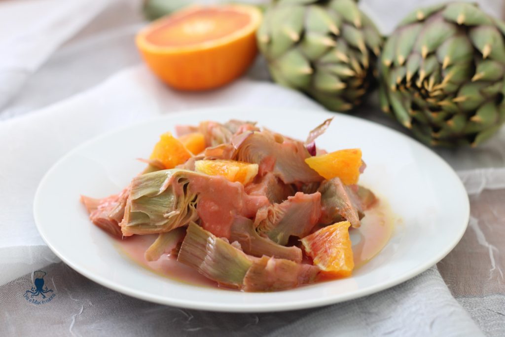 ARTICHOKES WITH ORANGE