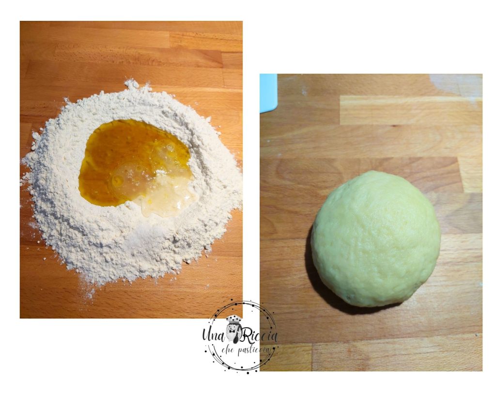 Abruzzo fiadoni dough