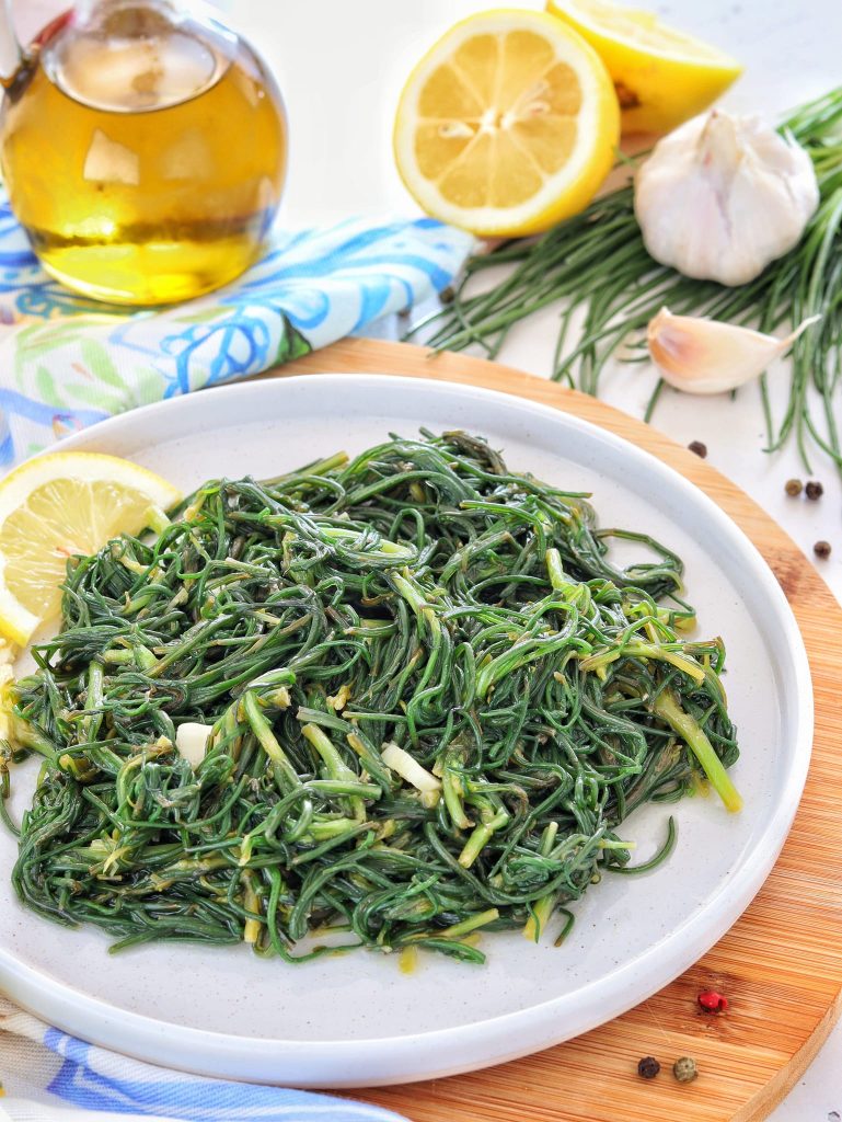 Agretti with Lemon