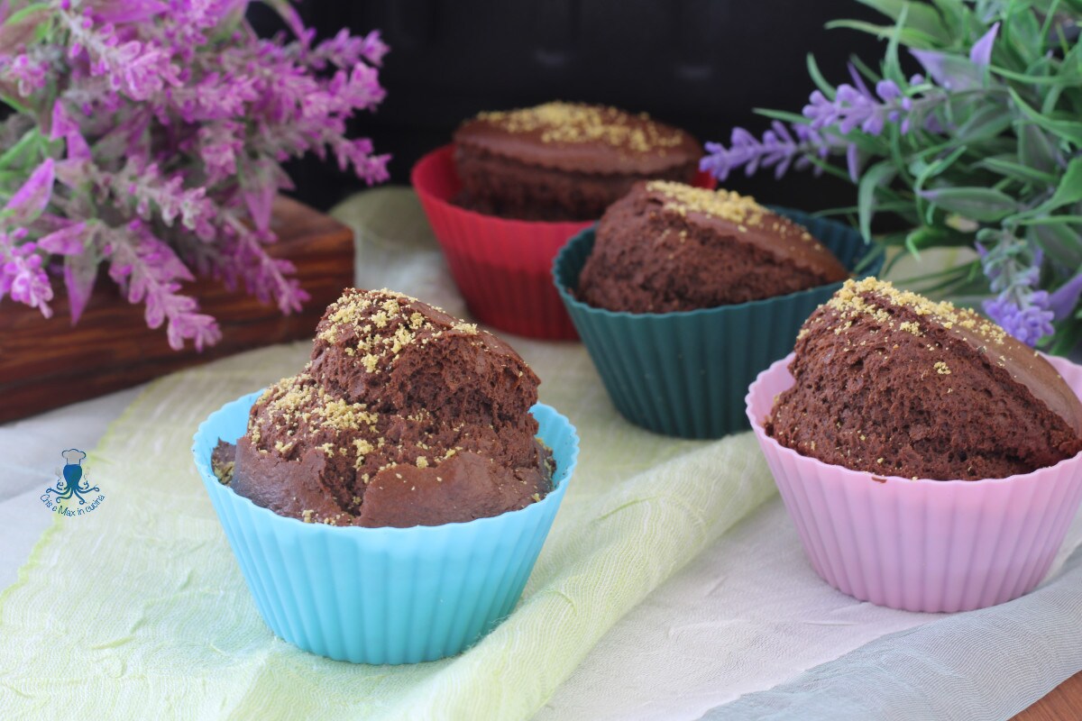 Air Fryer Chocolate Muffins, Butter-Free Recipe