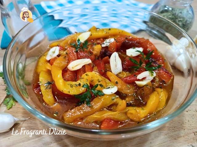 Air Fryer Roasted Pepper Salad