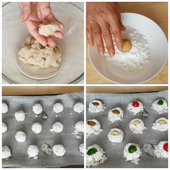 Almond Paste Cookies, preparation