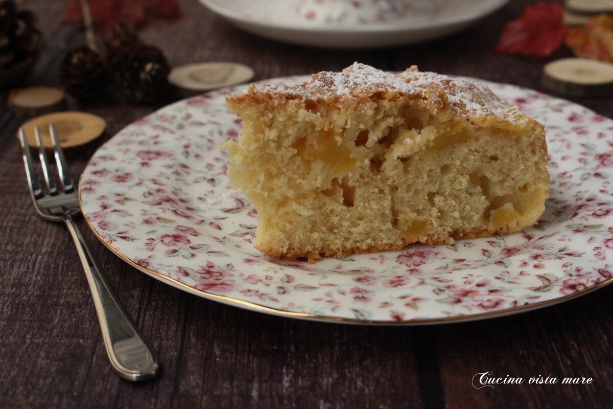 Apple Cake without Butter and Milk