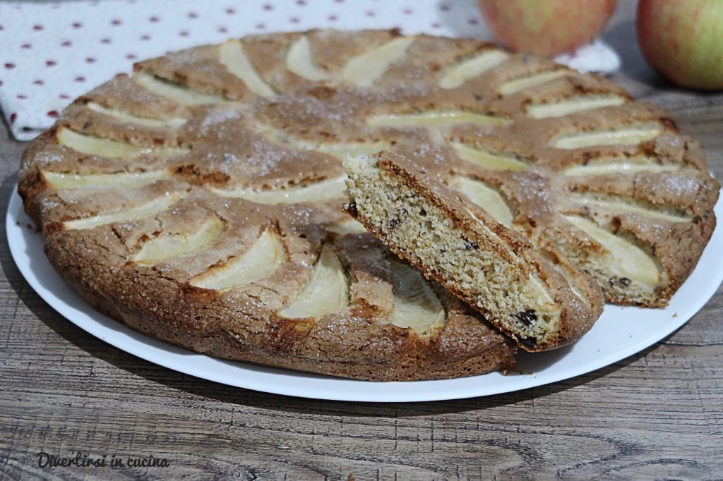 Apple Cookie Cake