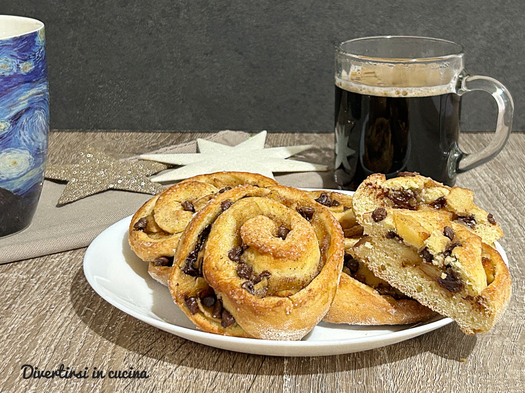 Apple Swirls Without Yeast