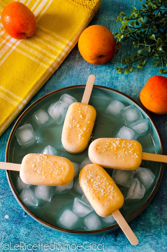 Apricot and Yogurt Popsicles