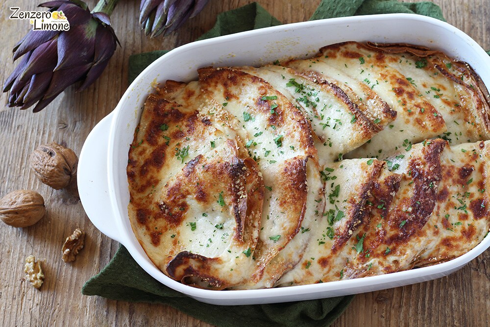 Artichoke and Walnut Crêpes