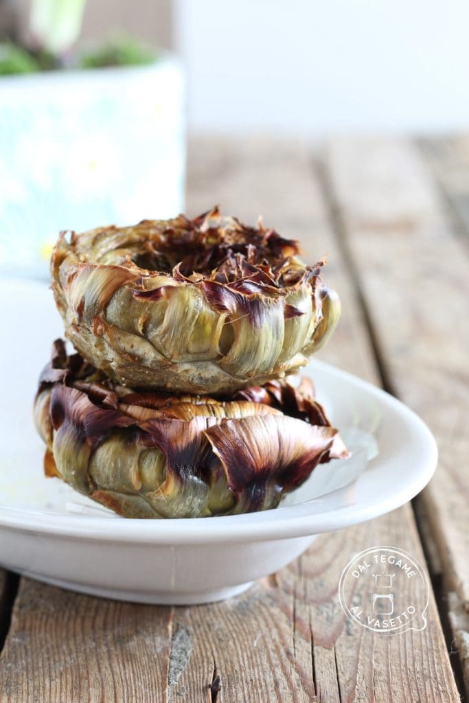 Artichokes alla Giudia in Air Fryer