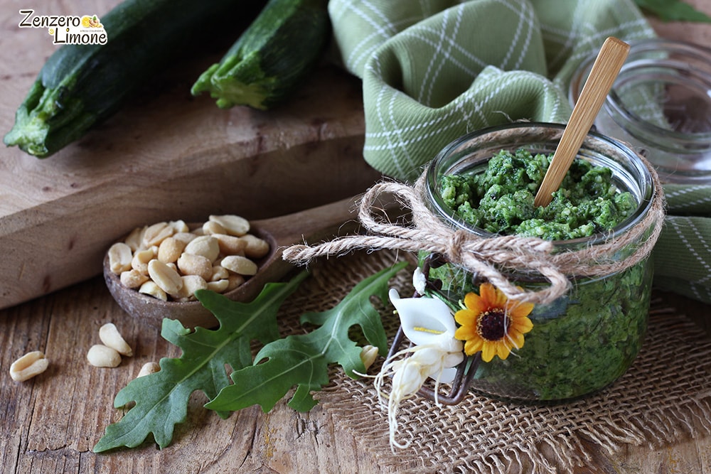 Arugula and Zucchini Pesto