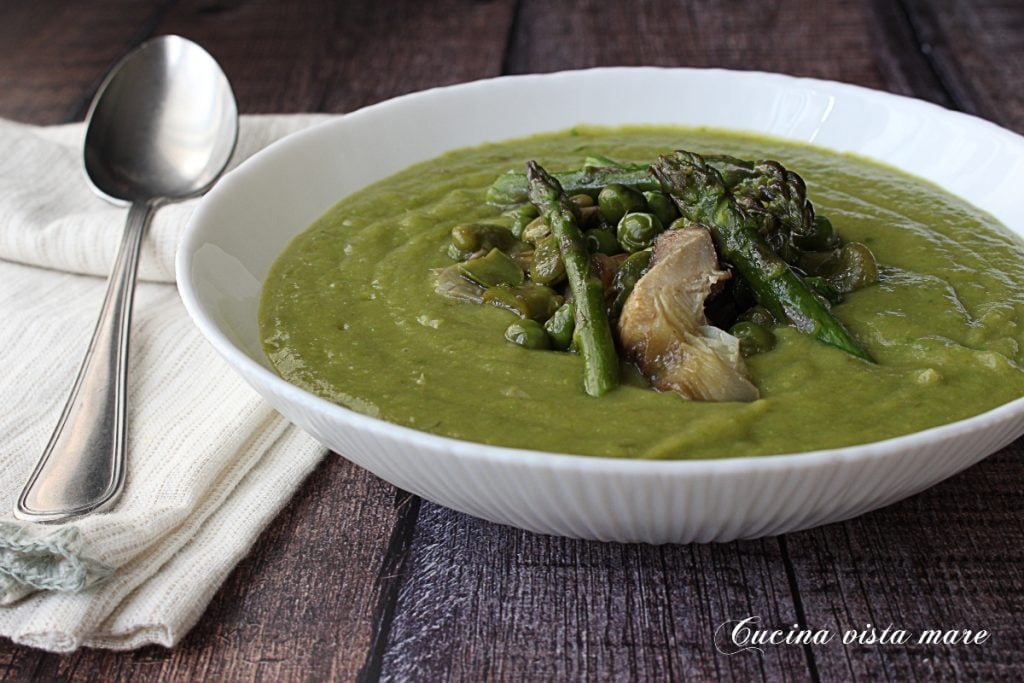 Asparagus Soup Vignarola Style Seaview Kitchen