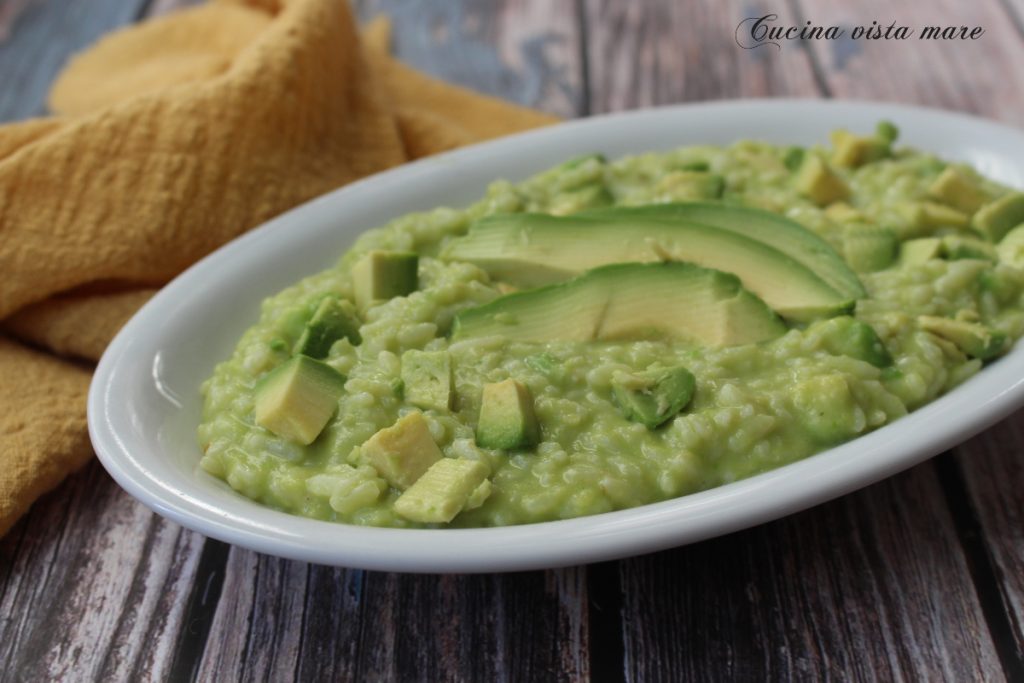 Avocado Risotto Sea View Kitchen