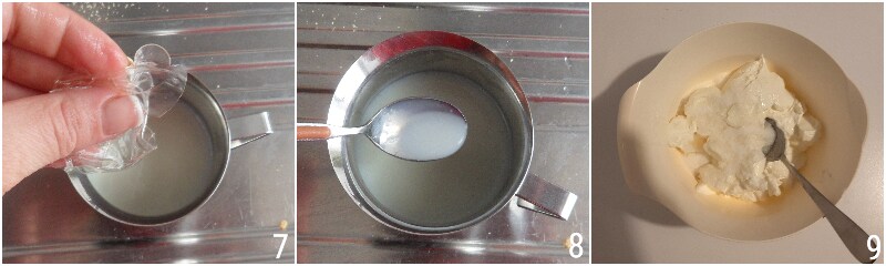B. how to dissolve the gelatin for the cheesecake cream