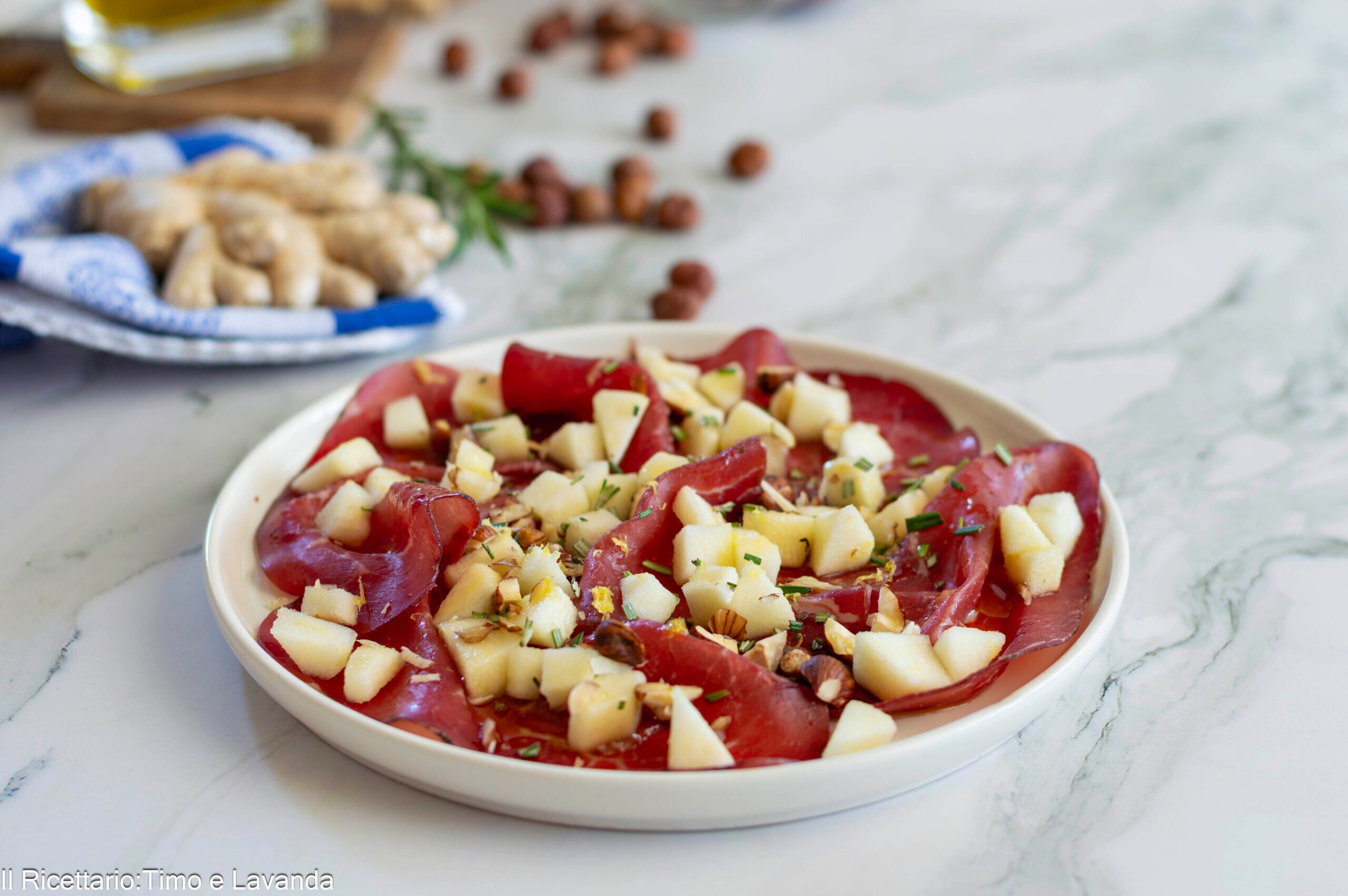 Beef Carpaccio with Apples
