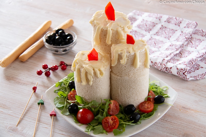 BREAD CANDLES easy holiday appetizer