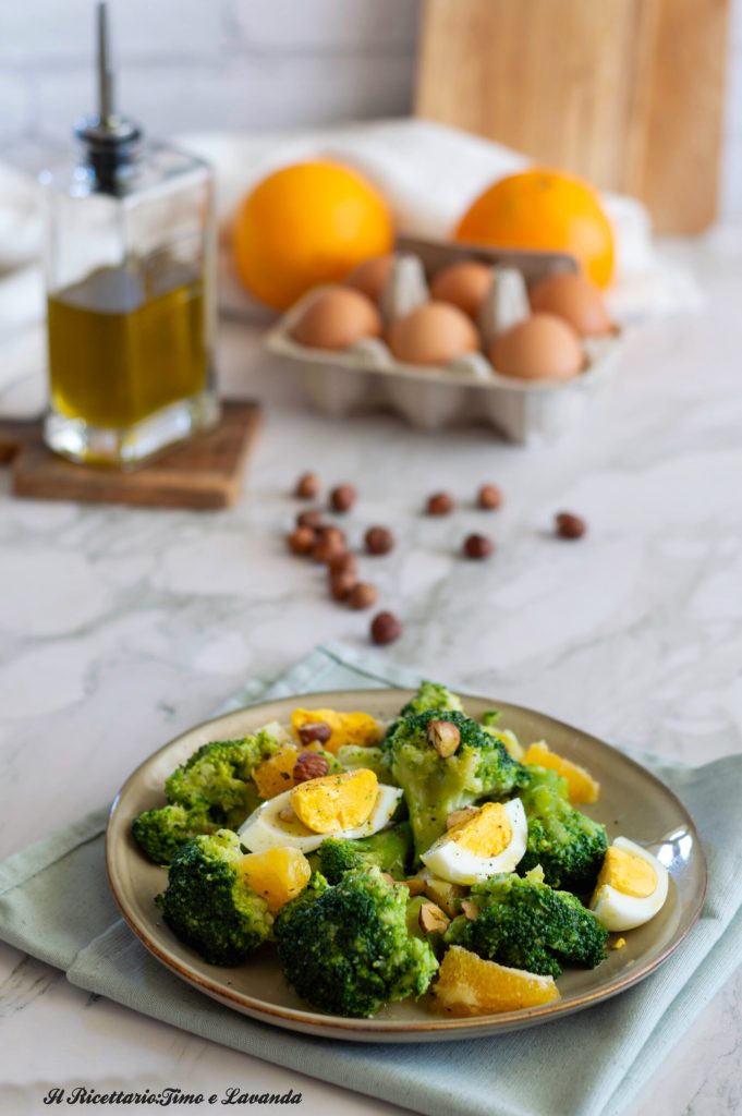 broccoli salad with hard-boiled eggs