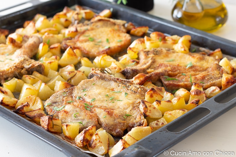 Baked Breaded Chops
