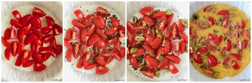Baked Frittata with Cherry Tomatoes and Olives without cheese tutorial