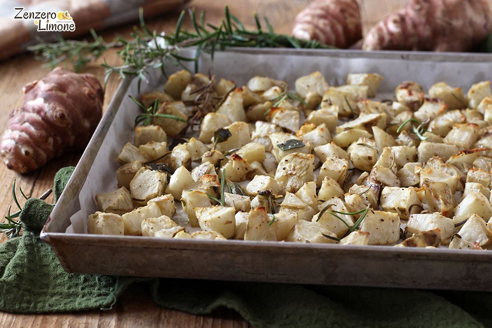 Baked Jerusalem Artichokes