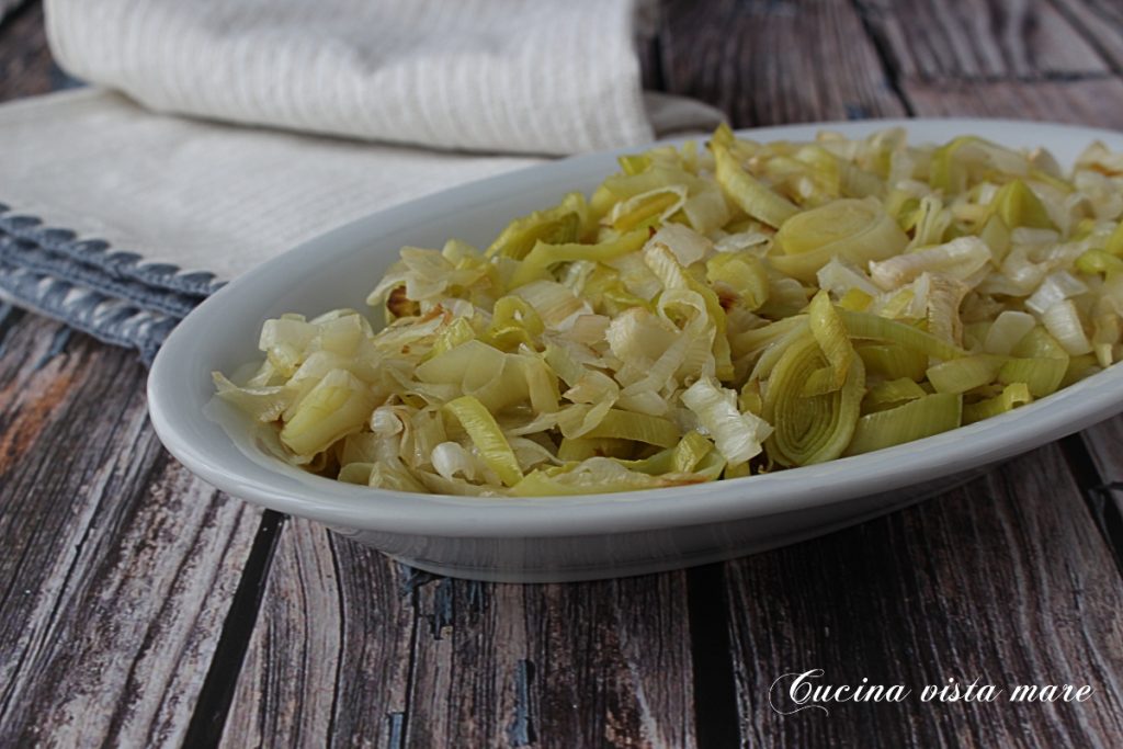 Baked Leeks Sea View Kitchen