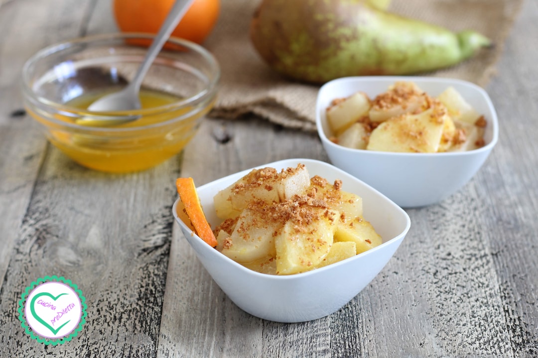 Baked Pears and Apples with Orange