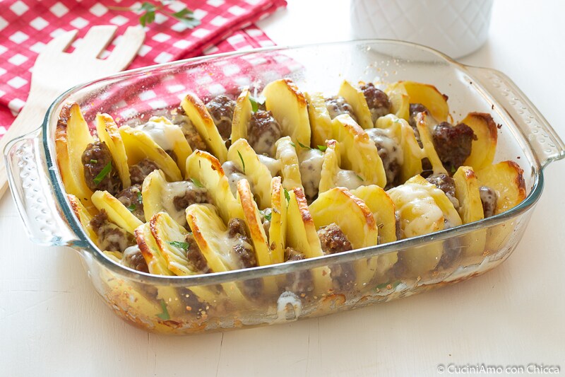 Baked Potatoes and Sausage