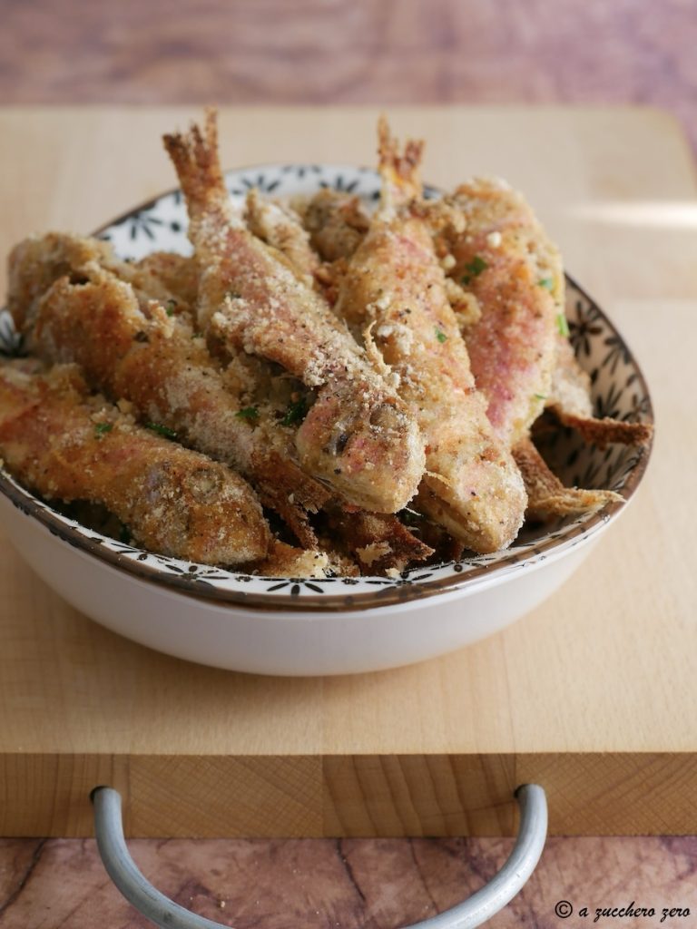 Baked Red Mullets with a Crunchy and Light Coating