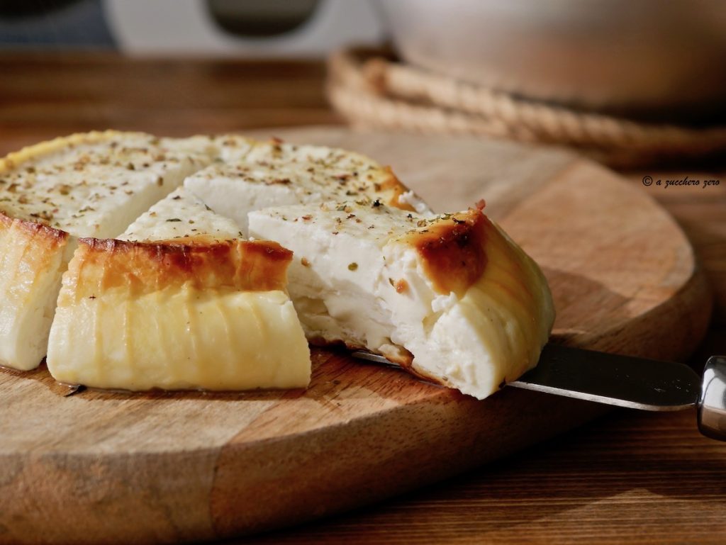 Baked Ricotta or Infornata Ricotta