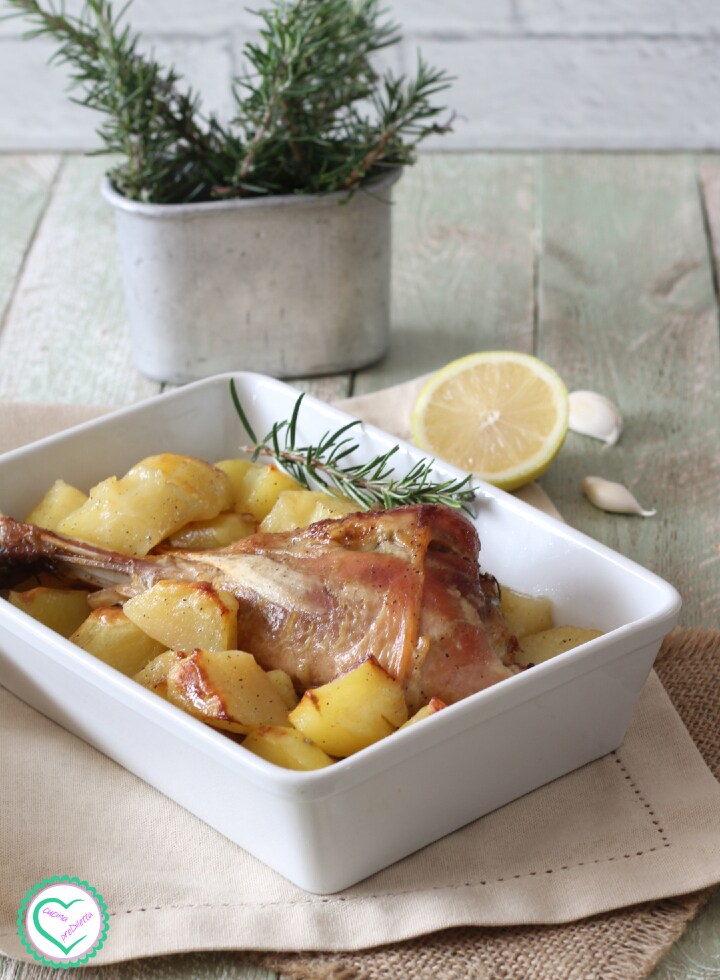 Baked Turkey Drumsticks with Potatoes