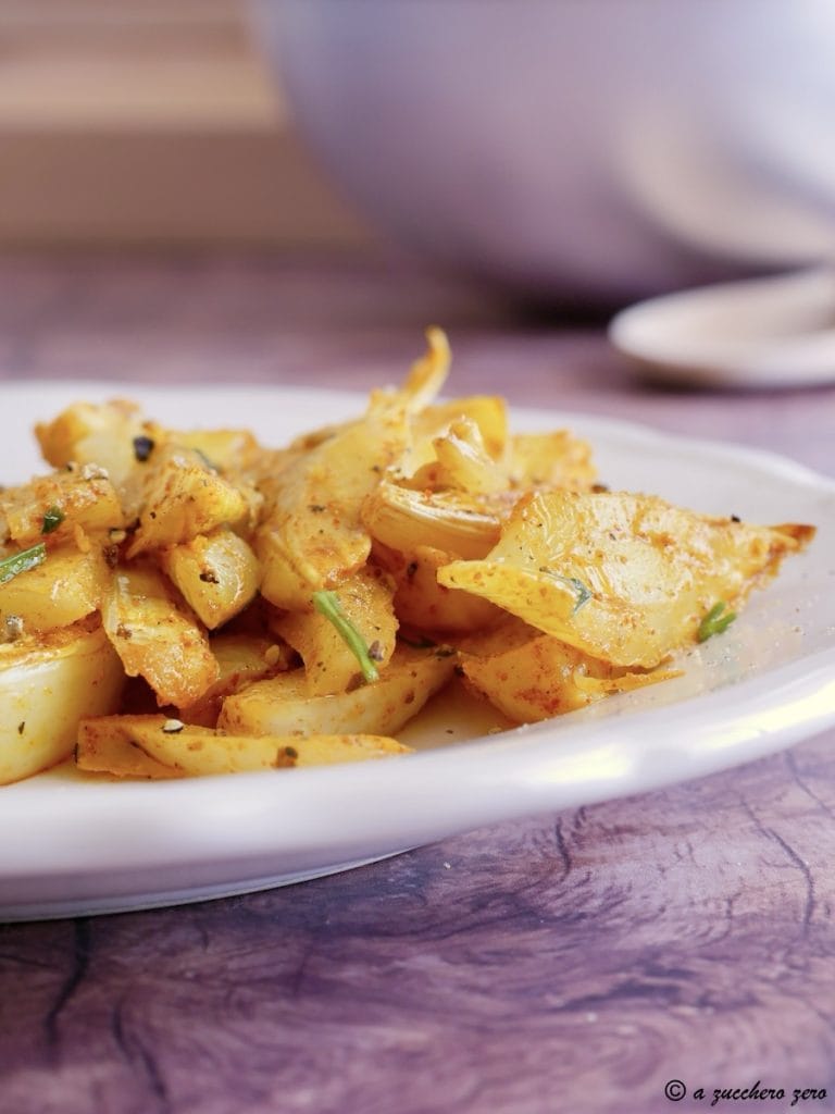 Baked fennel with turmeric and paprika