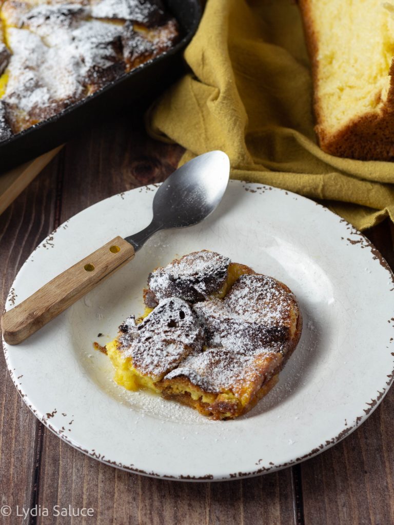 baked pandoro french toast