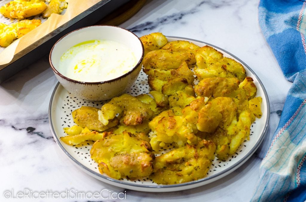 Baked Smashed Potatoes