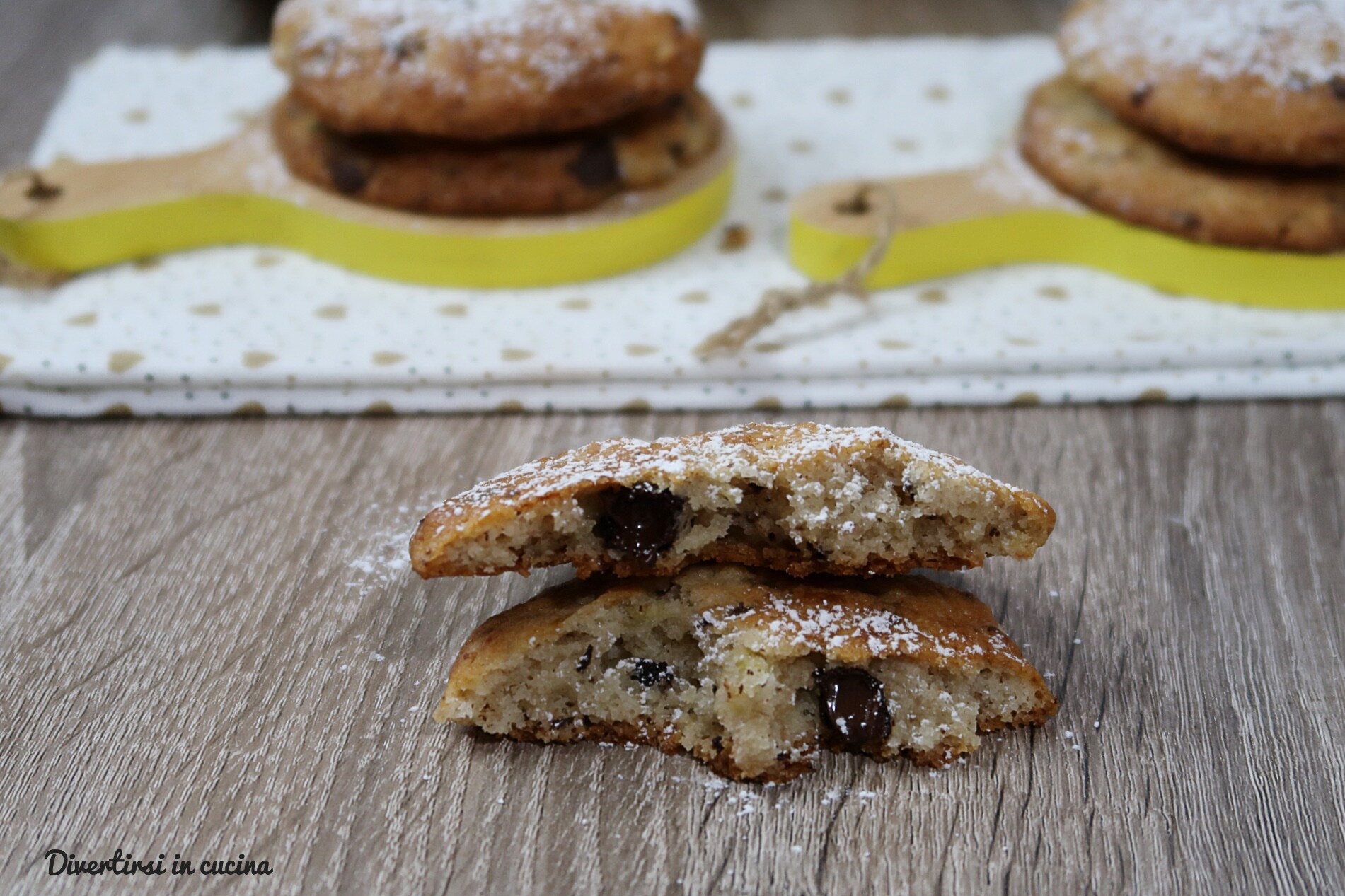 Banana and Chocolate Cookies