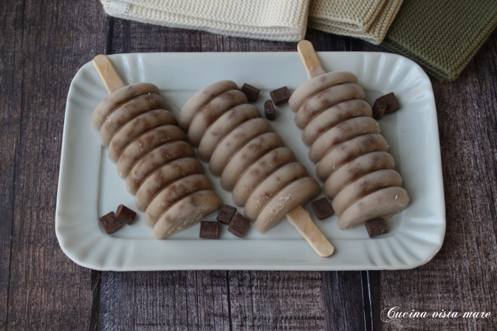 Banana and Chocolate Popsicles Sea View Kitchen