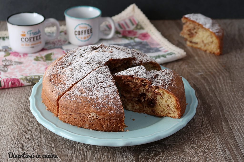 Banana and Nutella Cake