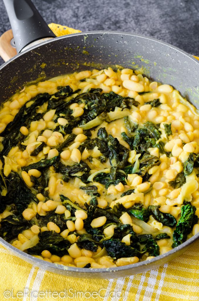 Beans and black kale